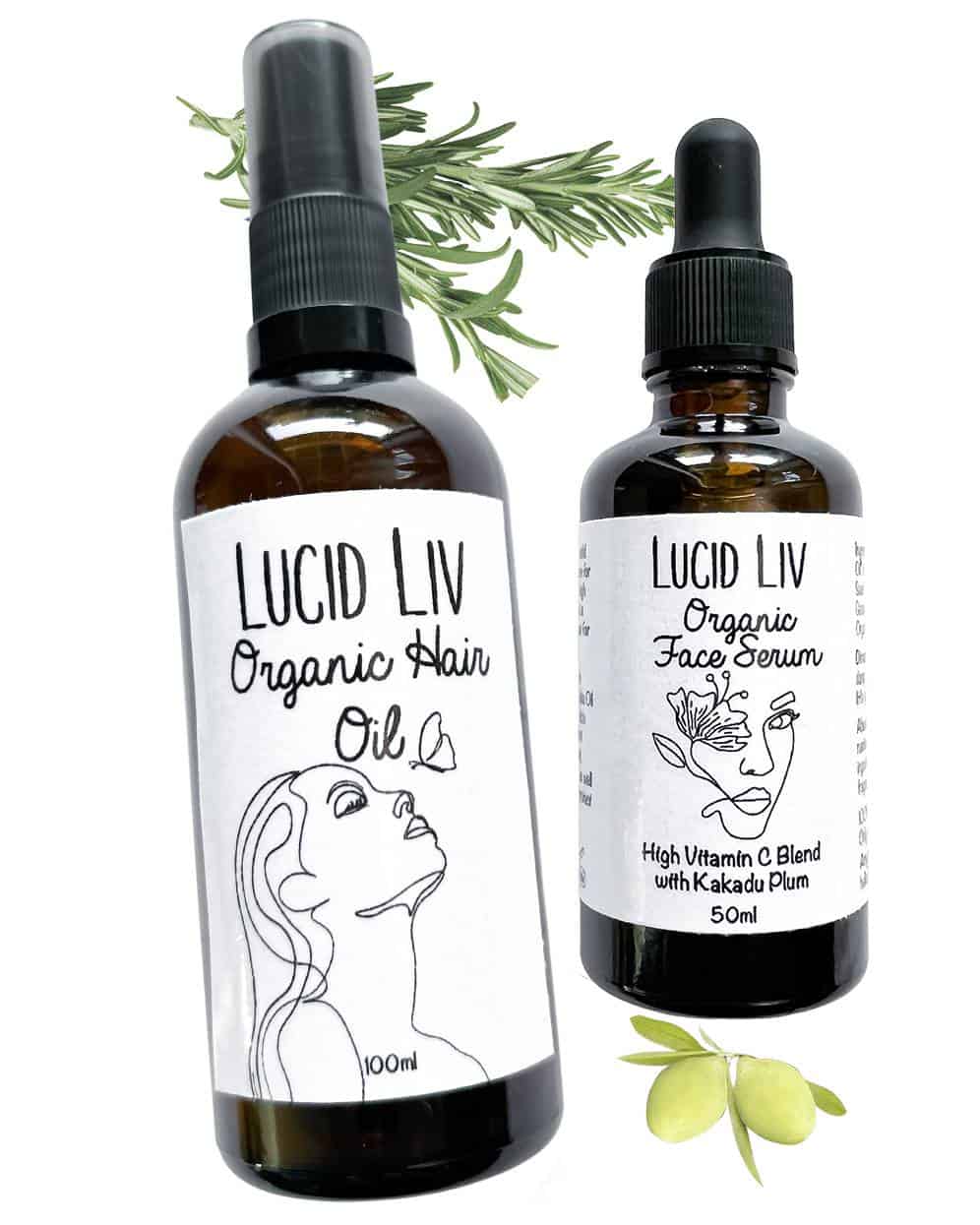 Lucid Liv Hair Oil Face serum